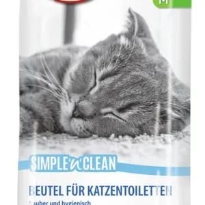 Letzte Chance Sparpaket 2 x Trixie Simple'n'Clean Beutel für Katzentoiletten Katzen Toilettenzubehör M